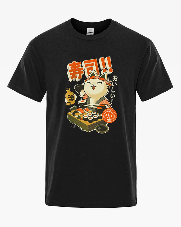 Cat Sushi Chef Shirt