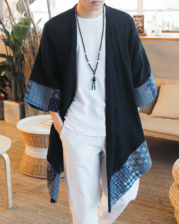 Mens Kimono Cardigan