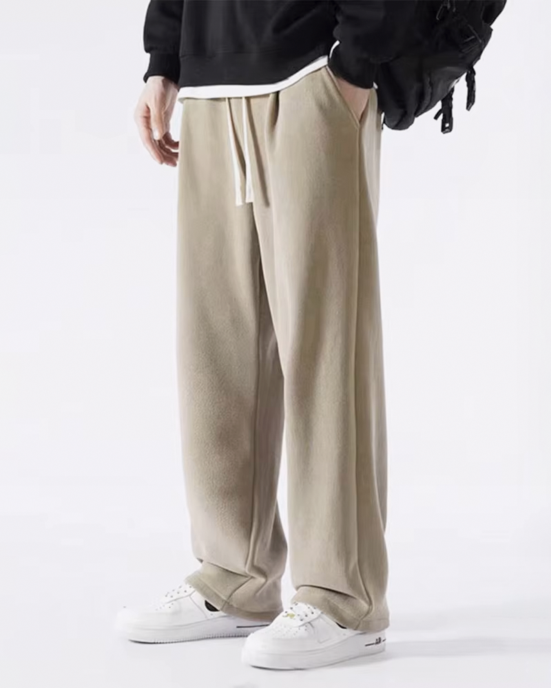 Straight Leg Fleece Sweatpants