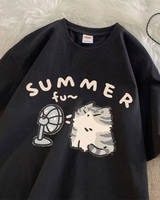 Summer Cat T Shirt