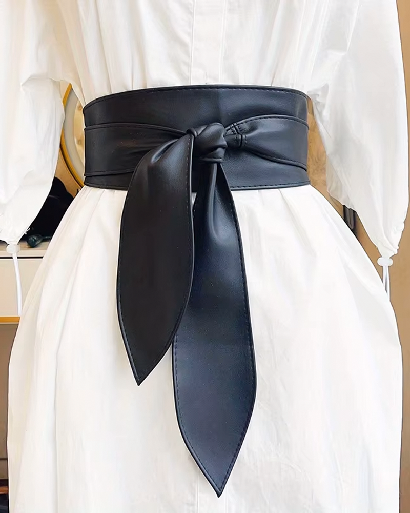 Leather Obi Belt