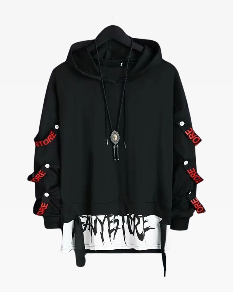 Goth Hoodie Mens | Yokai Clothing