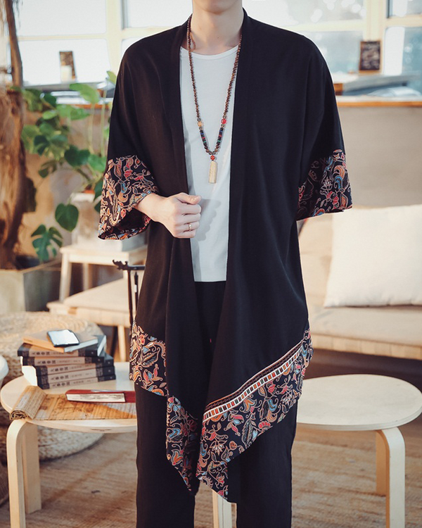 Mens Kimono Top