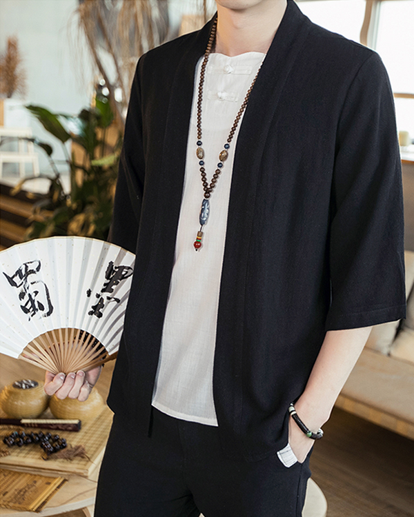 Black Kimono Cardigan