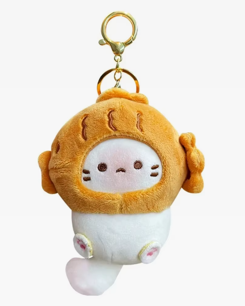 Plush Cat Keychain