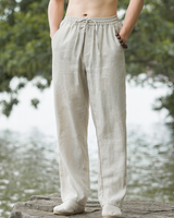 Linen Beach Pants Mens