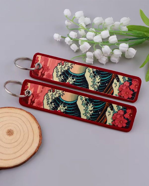 Great Wave Keychain