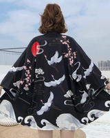 Japanese Crane Kimono