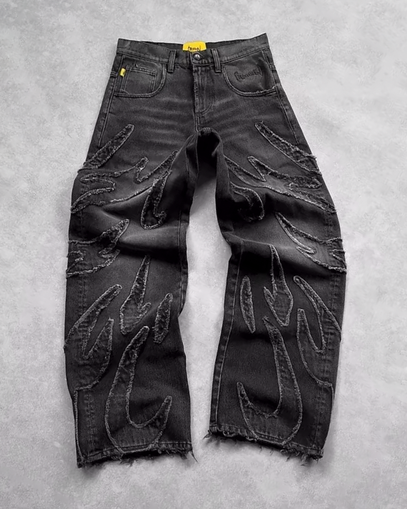 Y2K Black Baggy Jeans