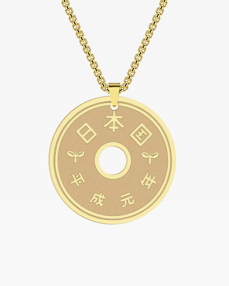 Japanese Lucky Coin Necklace