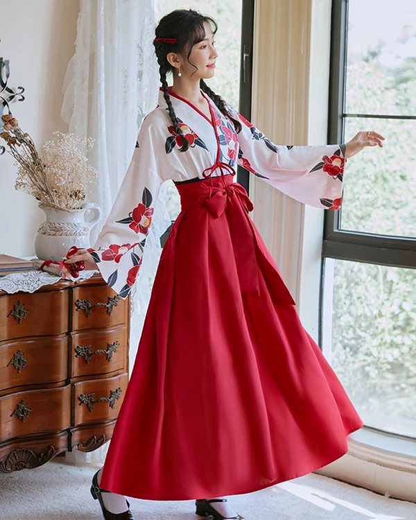 Womens Floral Kimono