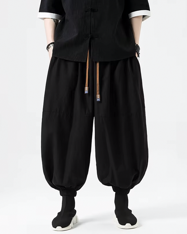 Black Harem Pants Mens