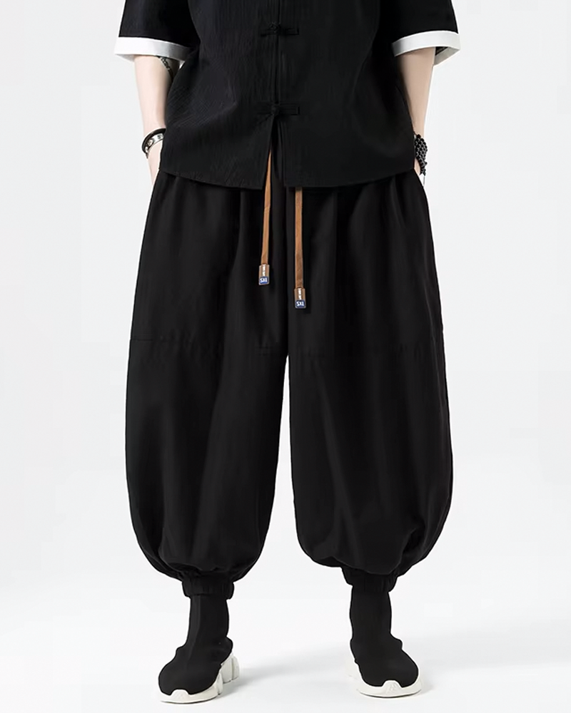 Black Harem Pants Mens