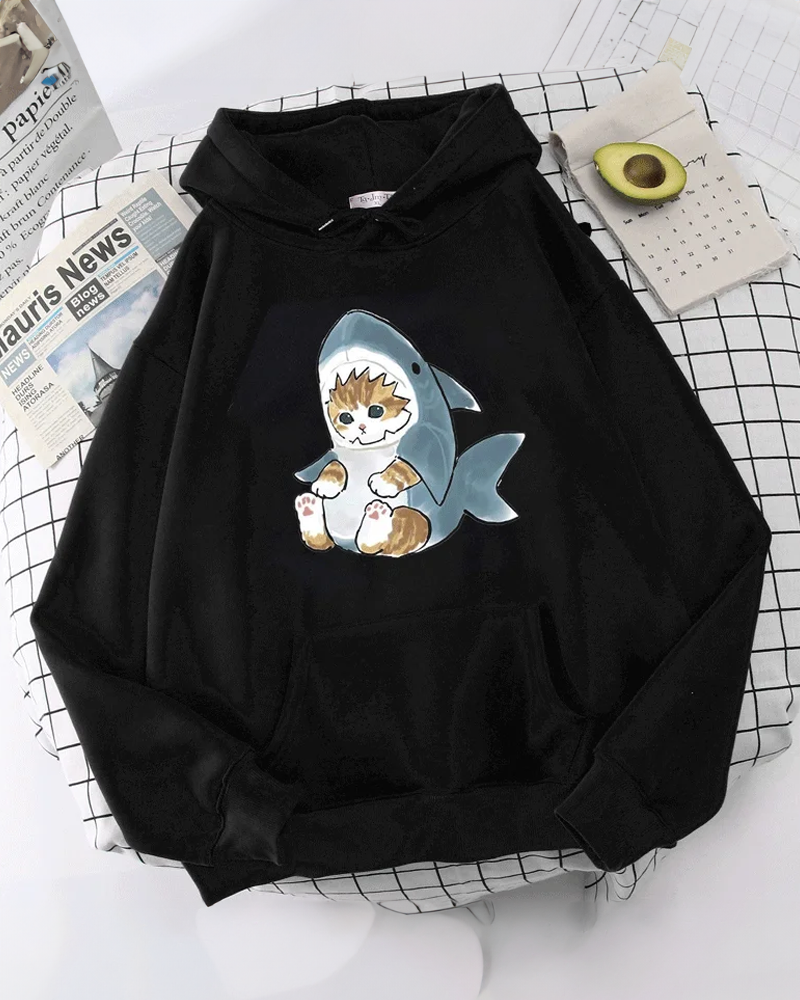 Cat Shark Hoodie