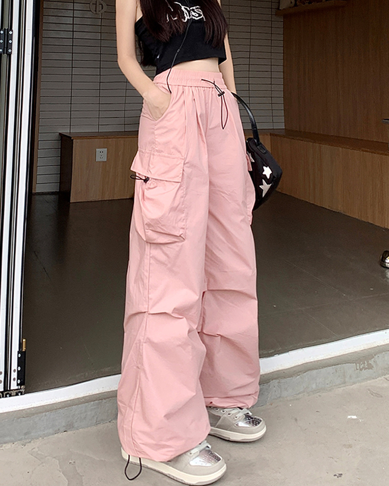 Pink Parachute Pants | Yokai Clothing Pink Parachute Pants | Yokai Clothing