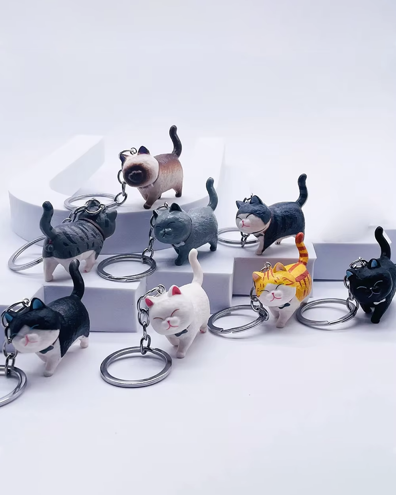 Cute Cat Keychain