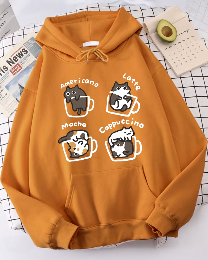 Coffee Cats Hoodie
