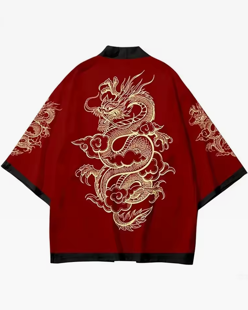Red Kimono Jacket