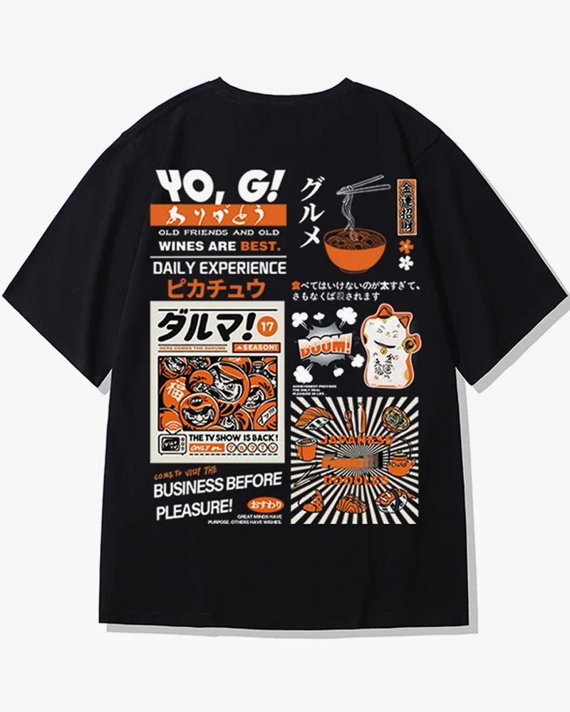 Japanese Streetwear Graphic Tee