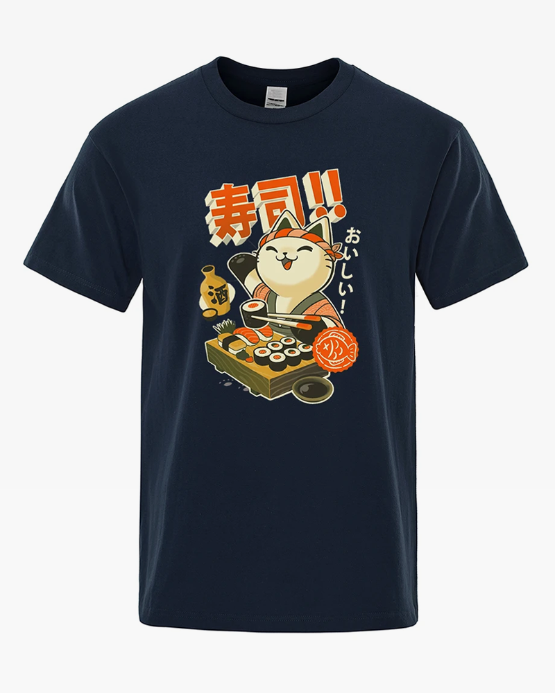 Cat Sushi Chef Shirt