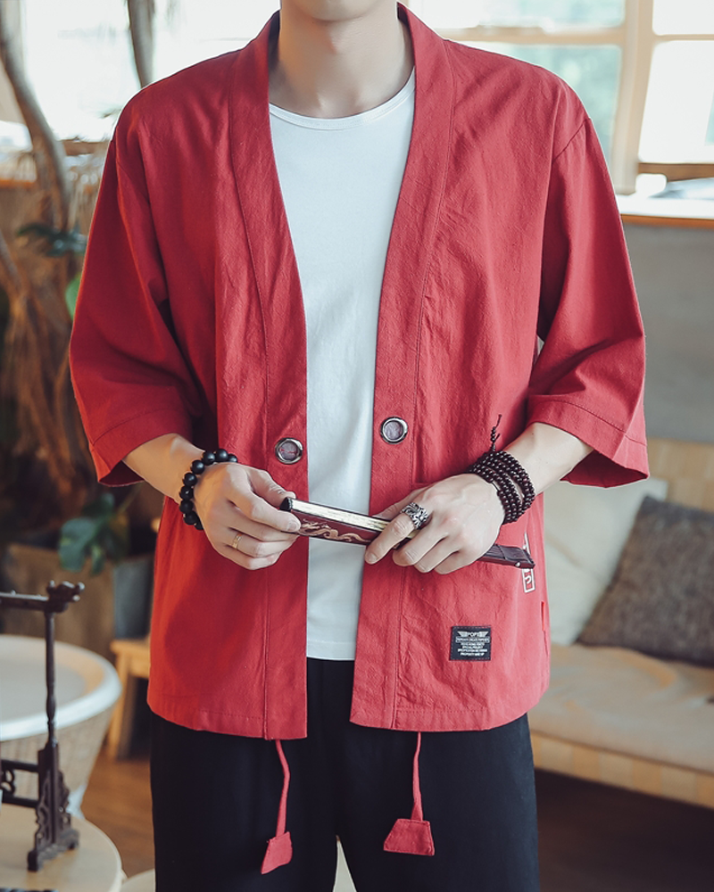 Kimono cardigan mens hot sale
