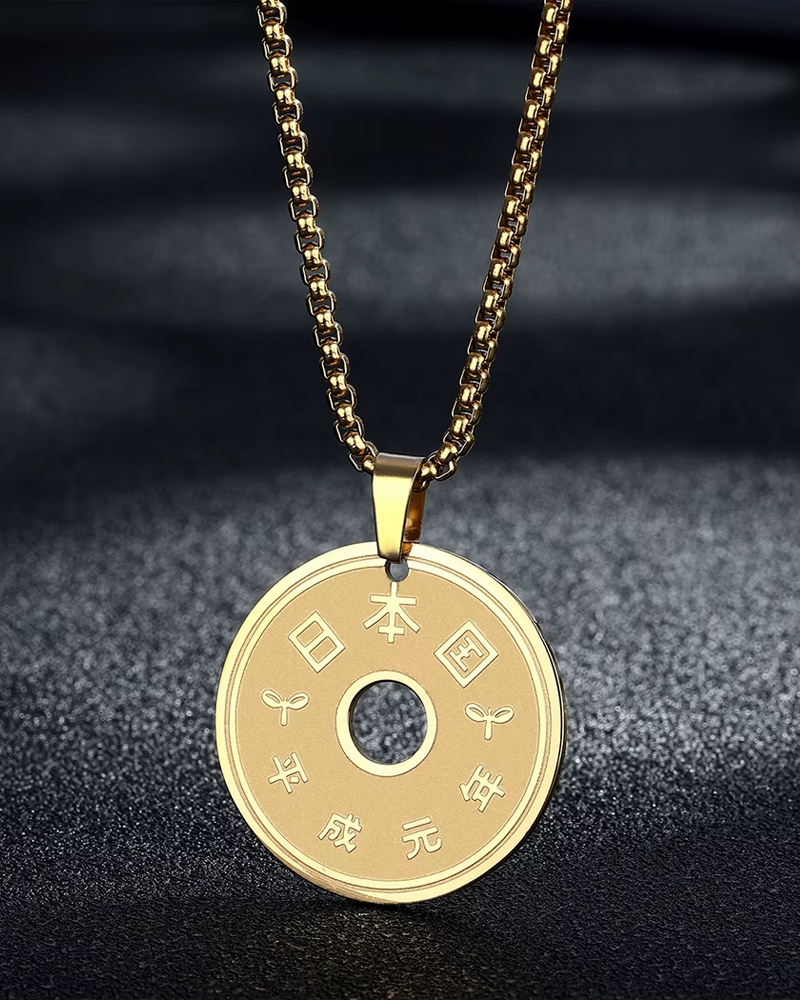 Japanese Lucky Coin Necklace