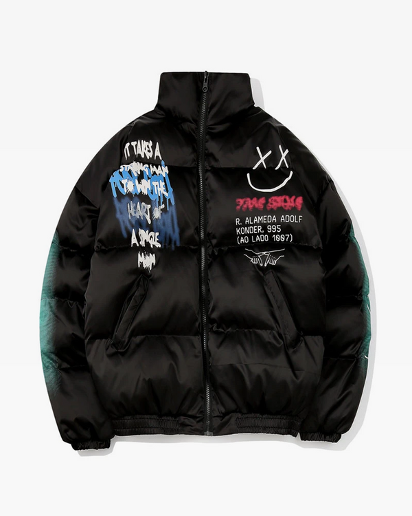 Graffiti Puffer Jacket