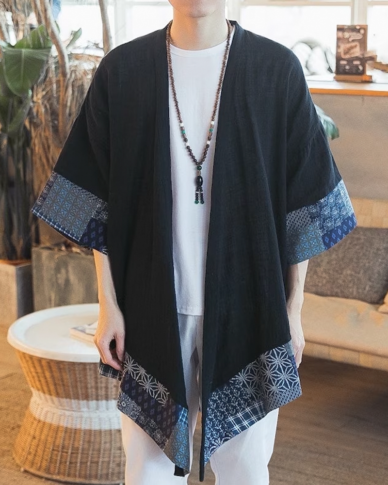 Mens Kimono Cardigan