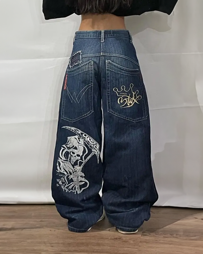 Grim Reaper Jeans | Yokai Clothing