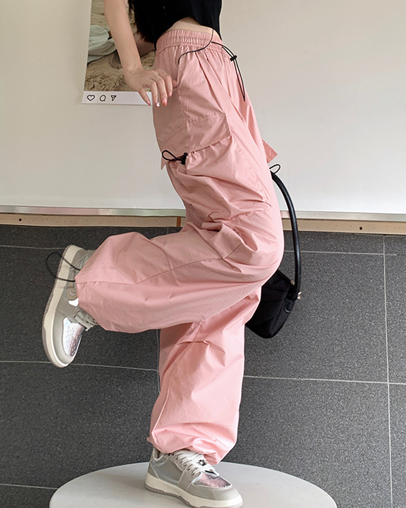 Pink Parachute Pants | Yokai Clothing Pink Parachute Pants | Yokai Clothing