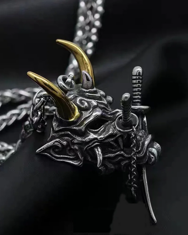 Japanese Oni Necklace