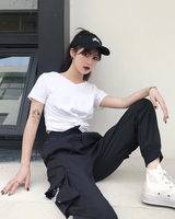 Women's Black Cargo Pants