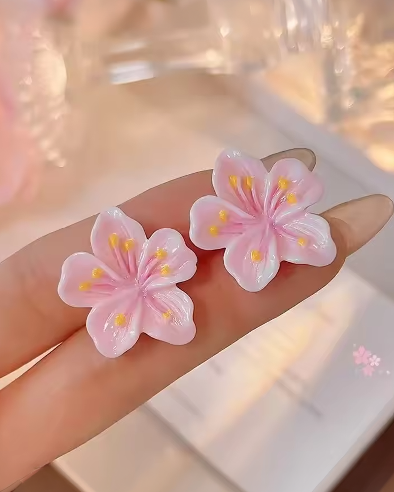 Sakura Flower Earrings