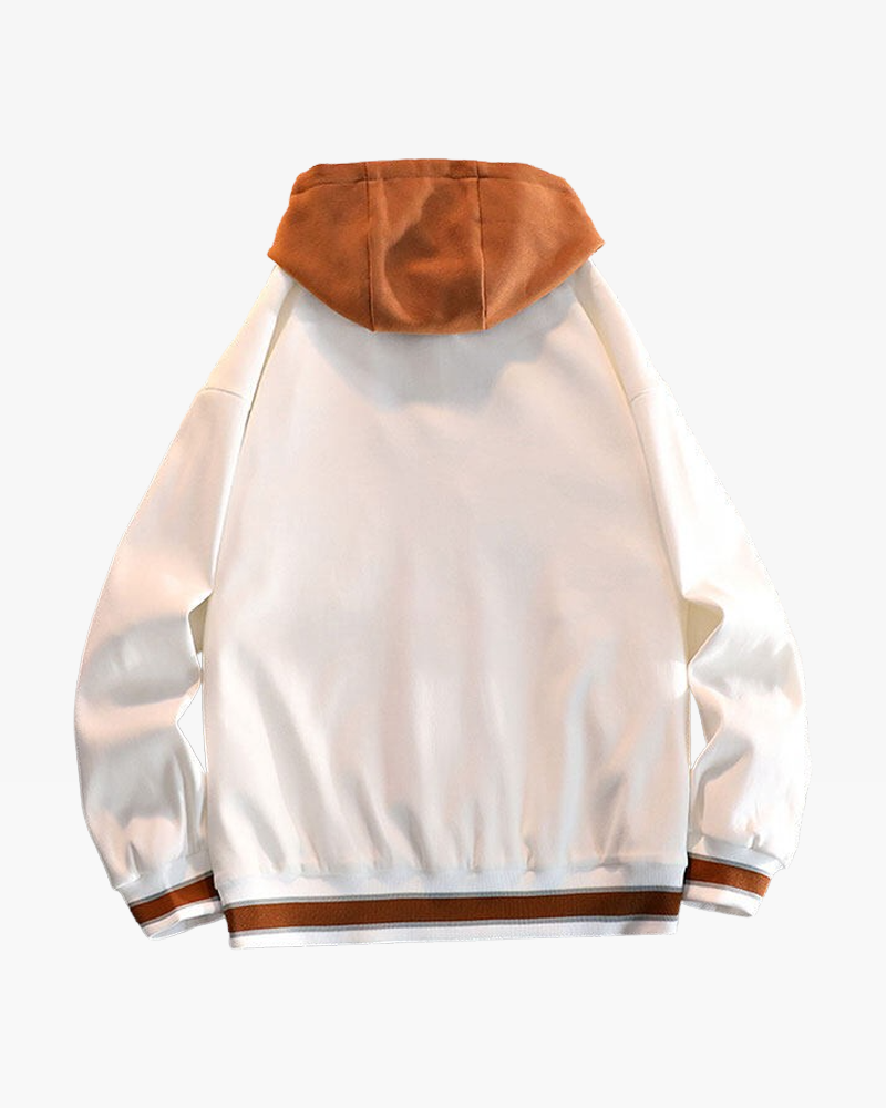 Baseball Jacket With Hood