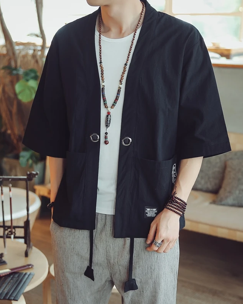 Kimono Cardigan Men Yokai Clothing