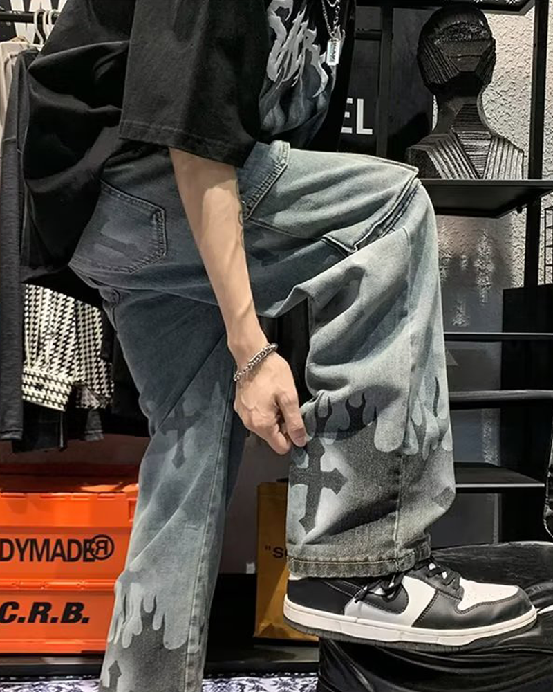 Jeans With Crosses
