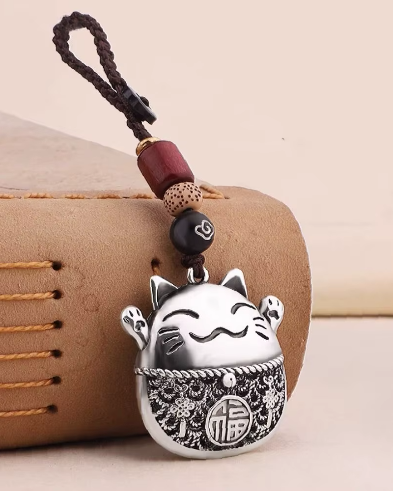Lucky Cat Keychain