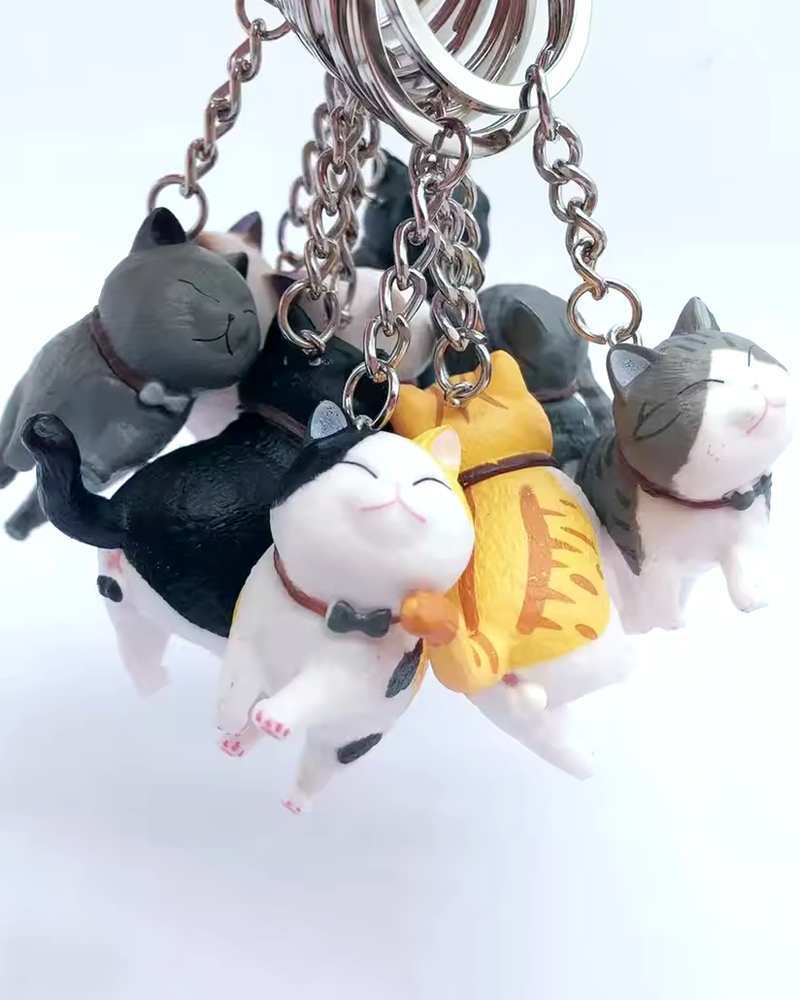 Cute Cat Keychain