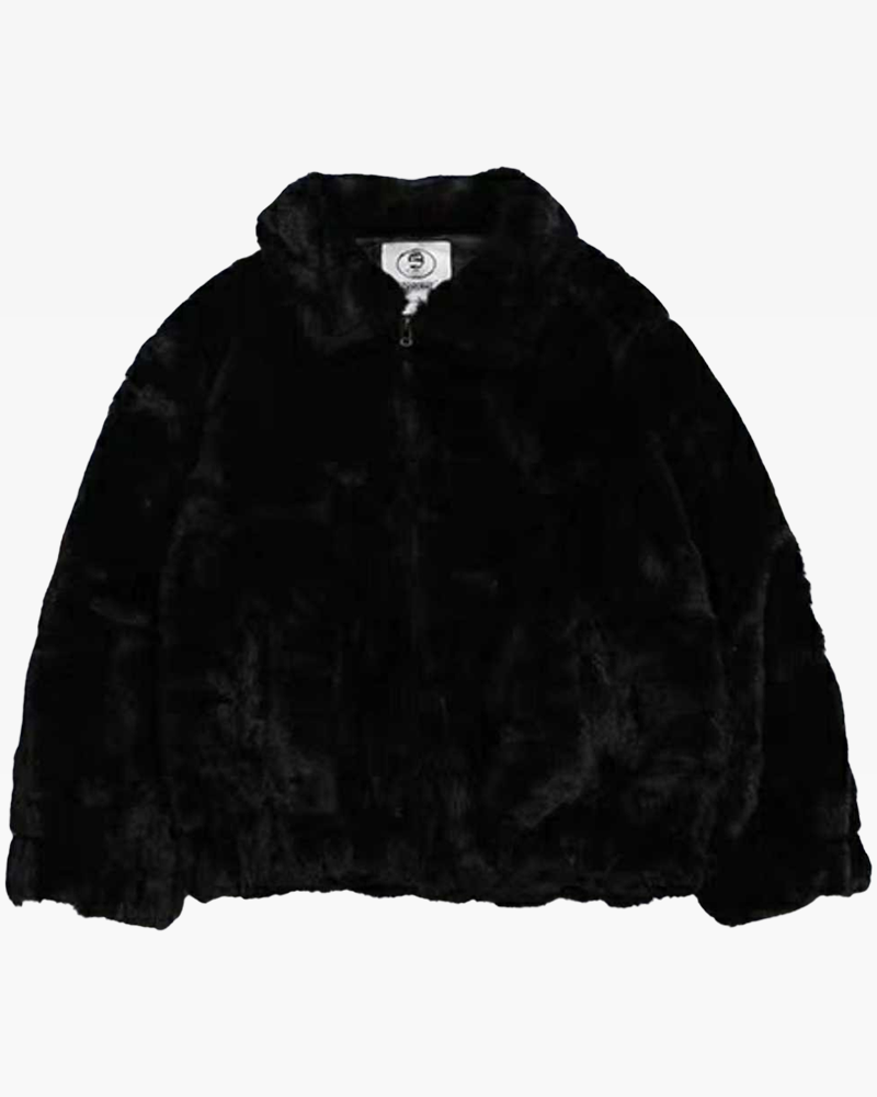 Faux Fur Bomber Jacket