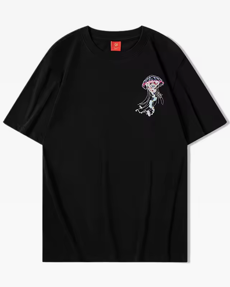 Jellyfish Embroidered Shirt