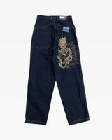 Dragon Embroidered Jeans