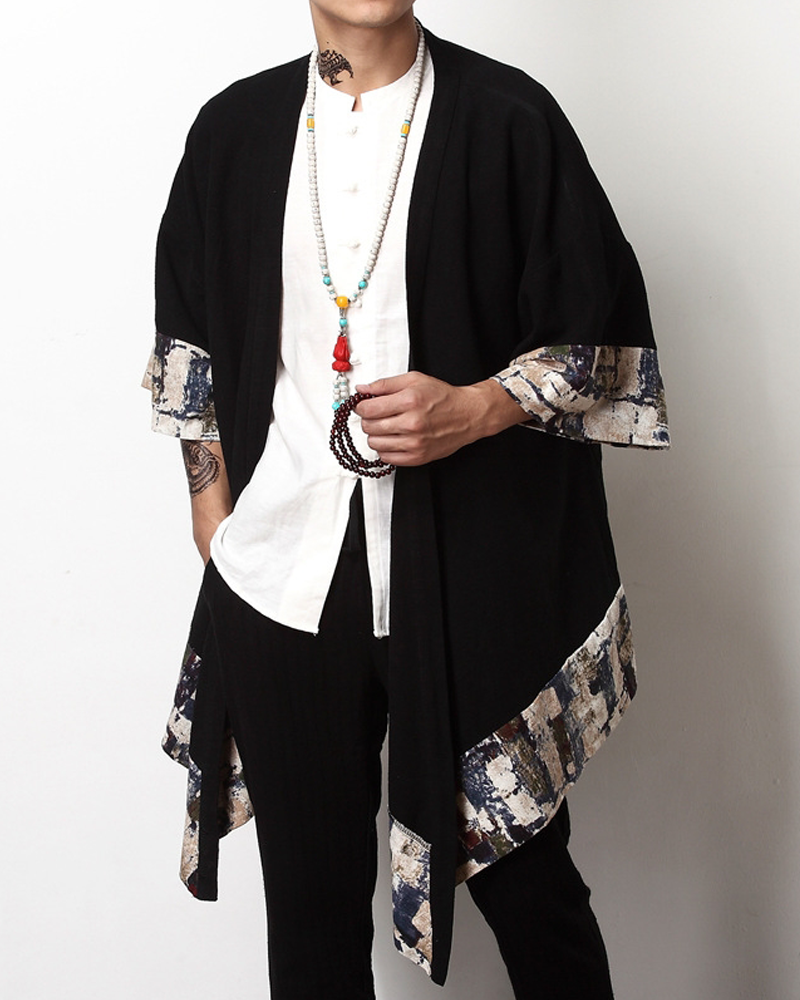 Mens Long Kimono