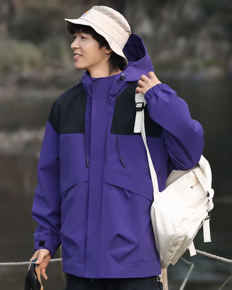 Purple Windbreaker