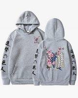 Attack On Titan Cherry Blossom Hoodie