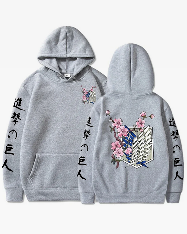 Attack On Titan Cherry Blossom Hoodie