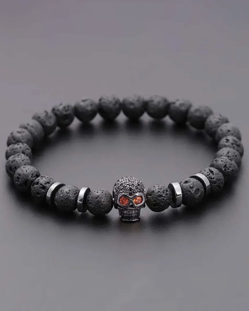 Skull Bead Bracelet