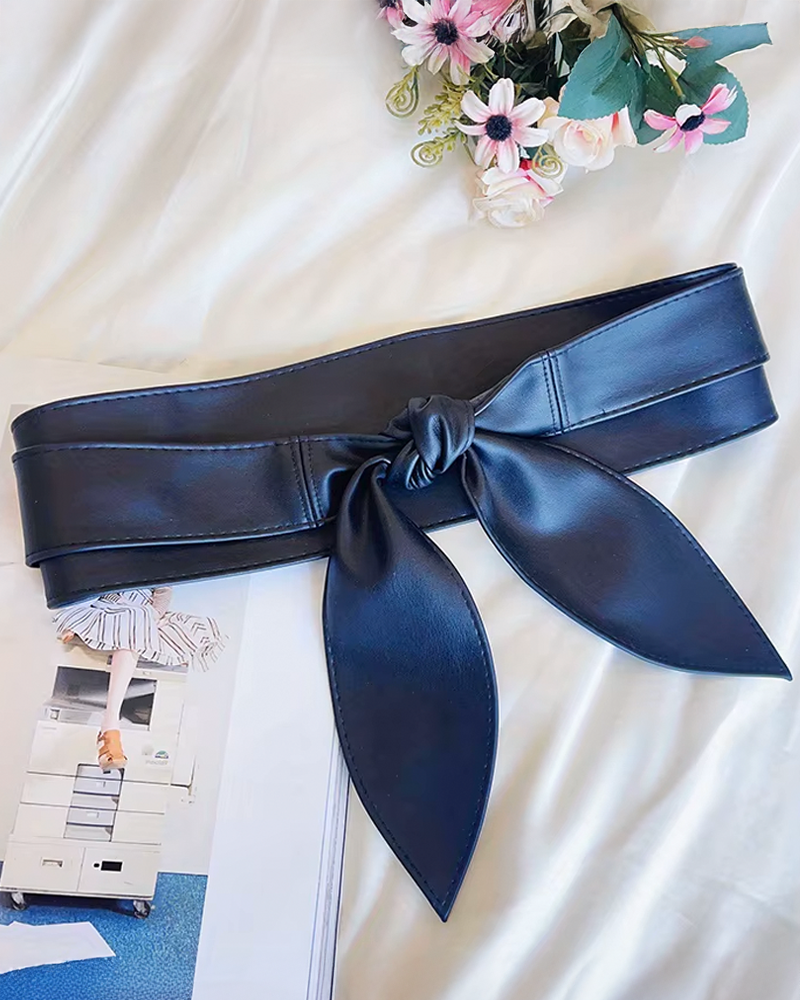 Leather Obi Belt