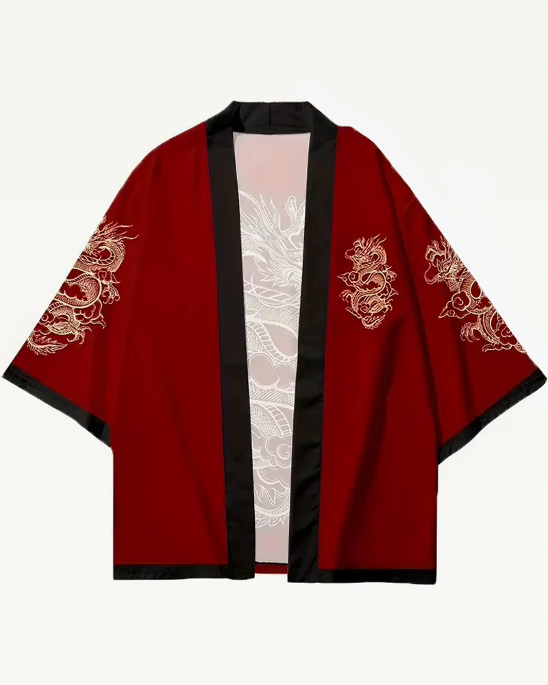 Red Kimono Jacket