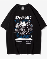 Japanese Cat Tee Shirt