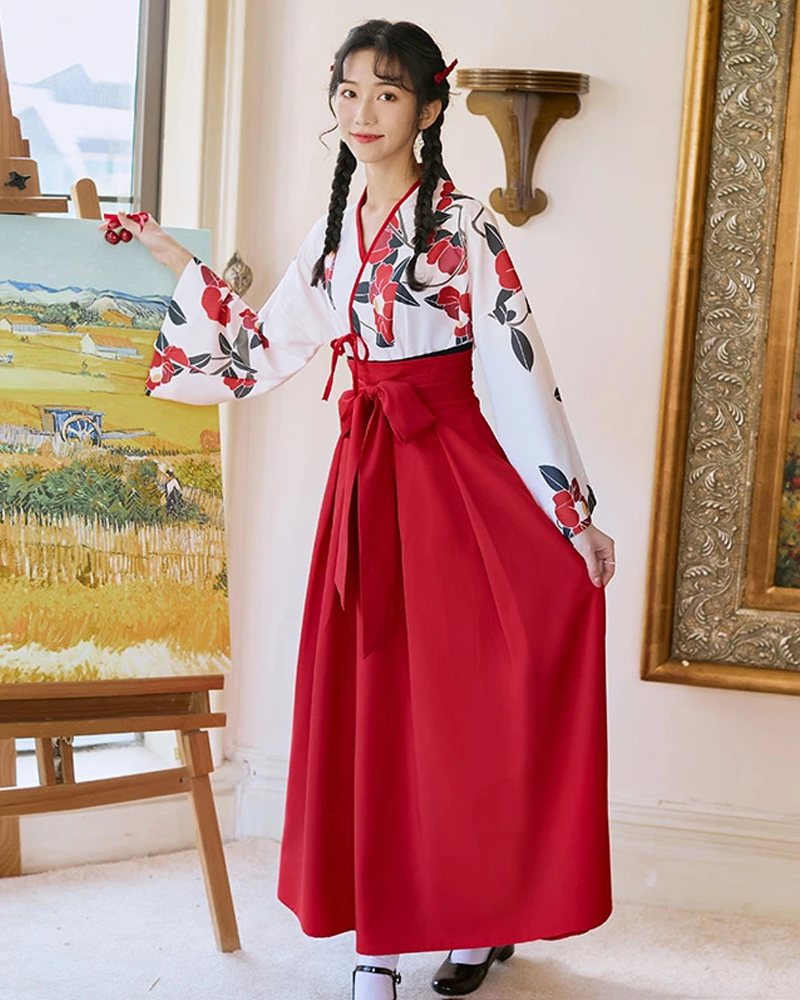 Womens Floral Kimono